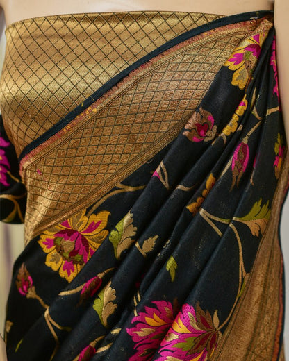 Mutli Resham Saree-KG1273