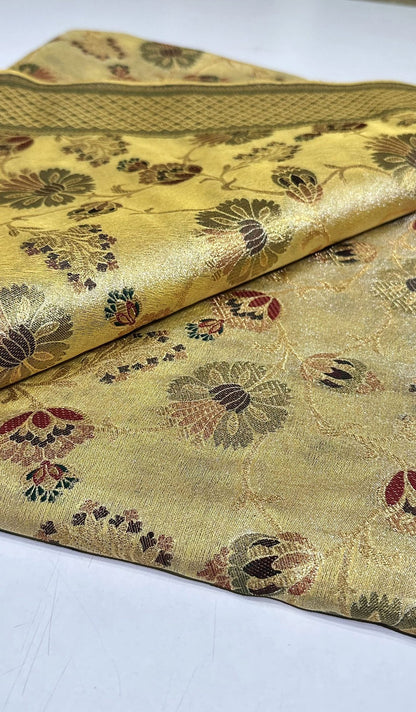Lame Floral Jaal -PZ2518F
