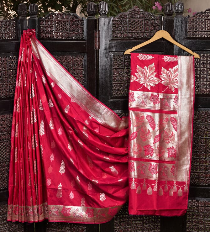 Pink autumn Saree - kg1362