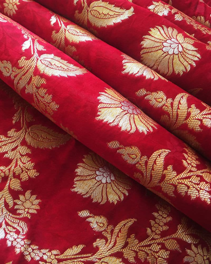 Red Floral Loose Dress - KG2197