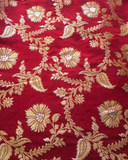 Red Floral Loose Dress - KG2197